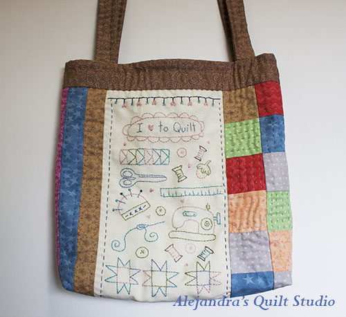 How to make a Patchwork tote bag