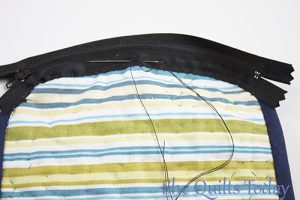 how to make a quilted pouch