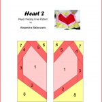 Paper Piecing Free Pattern Heart