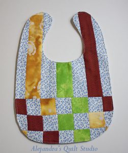 Patchwork bib 1