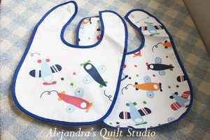How to make a patchwork bib tutorial