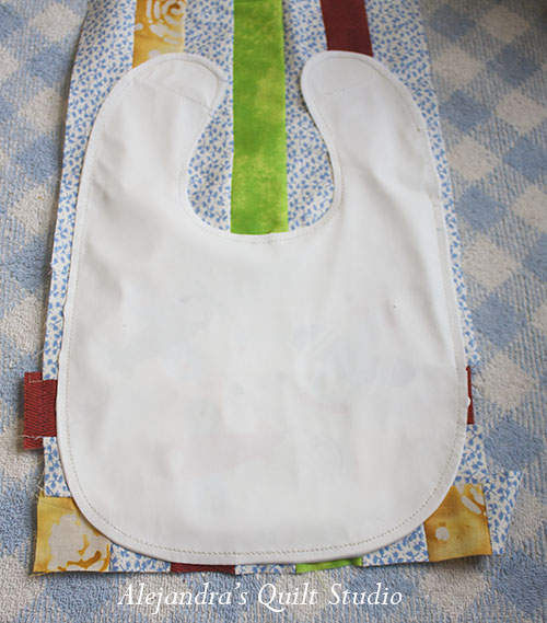 Easy Patchwork Bib To Make For A Baby Shower Present | Alejandra's ...