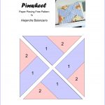 Pinwheel Paper piecing pattern