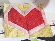 Heart Paper Piecing Free Pattern