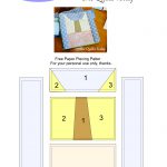 Cat Free paper piecing pattern