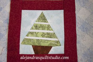 Christmas tree paper piecing free pattern