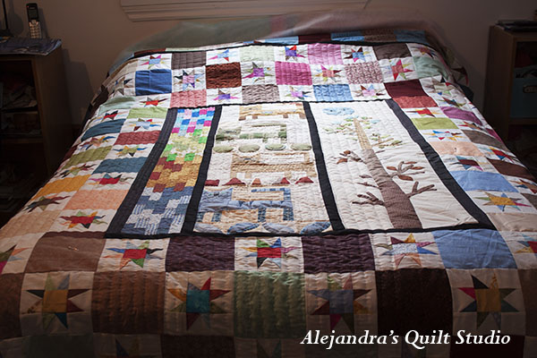 hand quilting patchwork