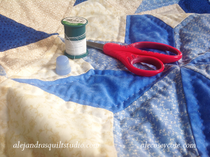 how to work hand quilting