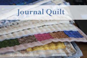 how to make a journal quilt