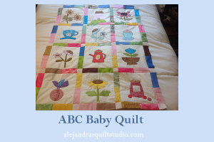 ABC baby quilt free patterns