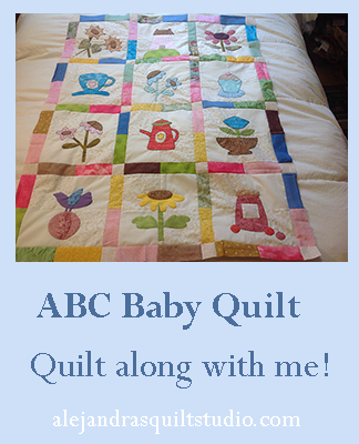 ABC Baby quilt free patterns