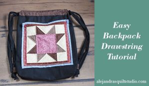 backpack drawstring tutorial