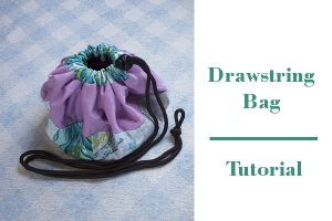 how to make a drawstring patchwork bag