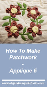 how to make patchwork applique 5 a