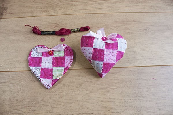 Quilted Heart Mug Rug Tutorial