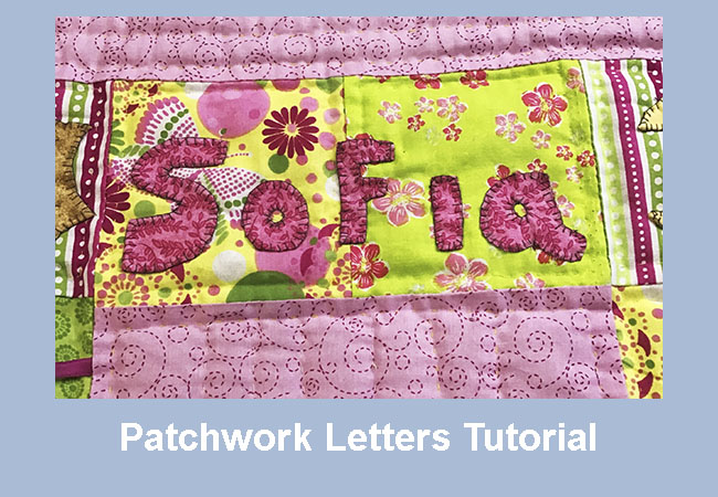 Patchwork Letters Tutorial