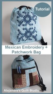 Patchwork And Mexican Embroidery Bag