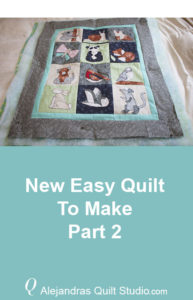 Easy New Quilt To Make - Part 2