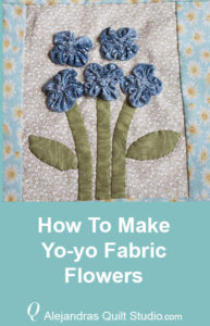 How To Make Yo-yo Fabric Flower - Fabric Yo-yo Flowers