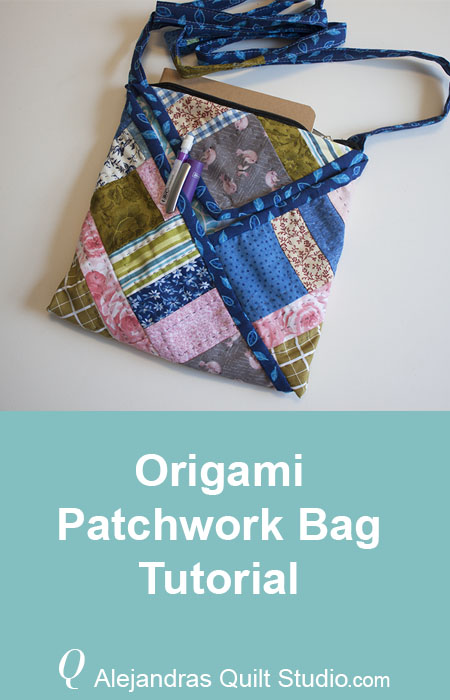 Origami Patchwork Bag Tutorial | Alejandra's Quilt Studio