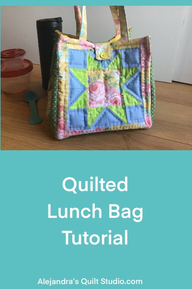 Quilted Lunch Bag Tutorial
