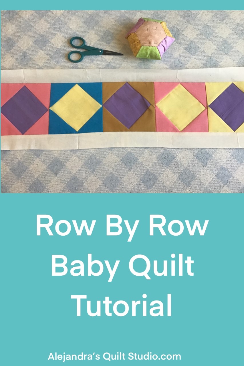 Row By Row Baby Quilt Tutorial