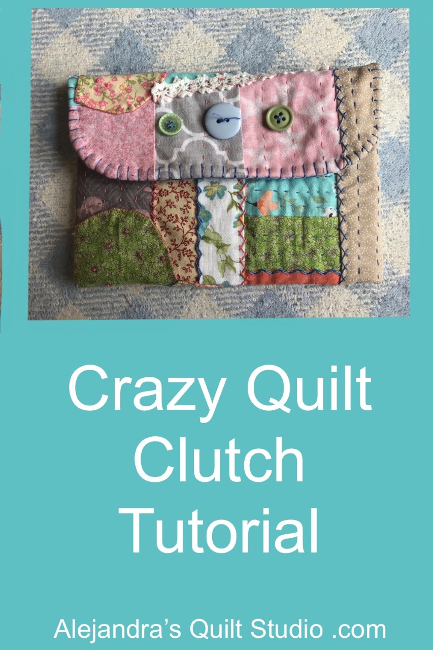 Crazy Quilt Clutch
