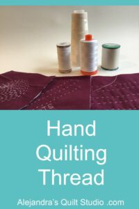 Hand Quilting Thread