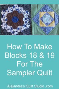 Sampler Quilt Blocks 18 & 19