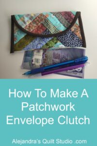 Patchwork Envelope Clutch