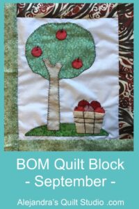 BOM Quilt Block -- September Block