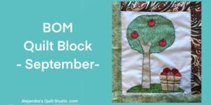 BOM Quilt Block -- September Block