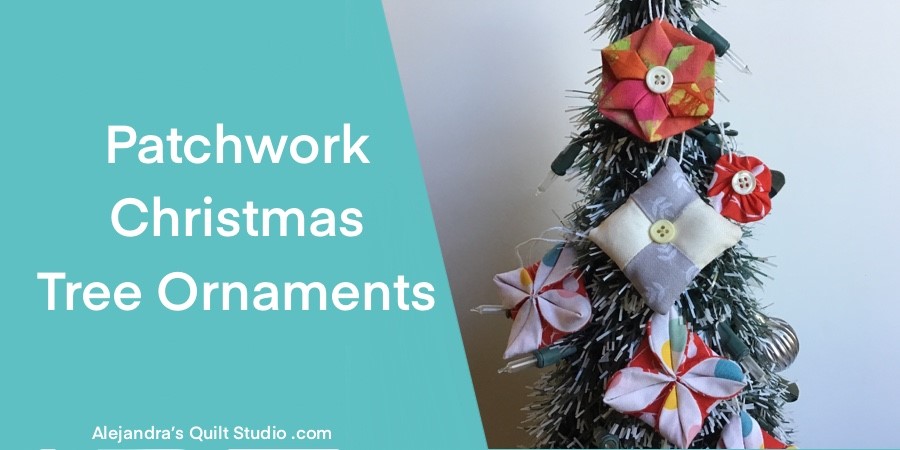 Patchwork Christmas Tree Ornaments