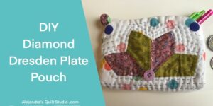 Diamond Dresden Plate Pouch