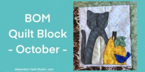 BOM Quilt Block - October