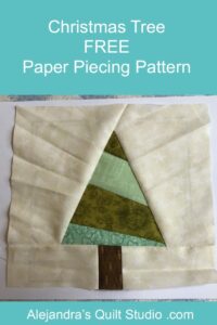 Christmas Tree Paper Piecing Pattern For Beginners