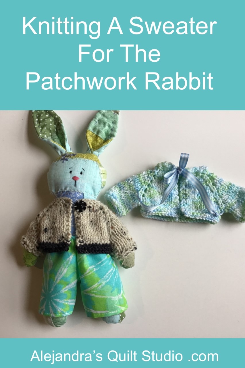 knitting Sweater For Patchwork Rabbit