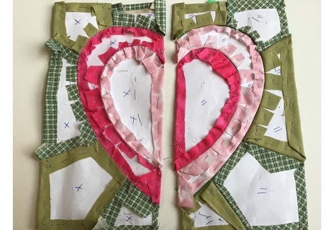 Heart Quilt Block English Paper Piecing