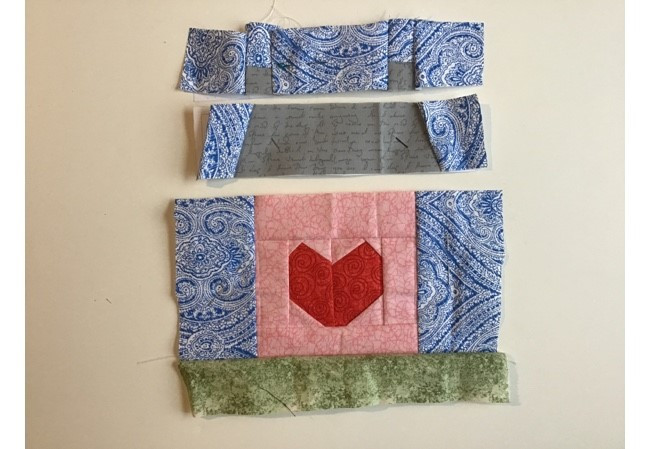 House With A Heart Paper Piecing Pattern