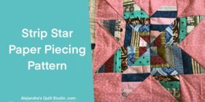 Strip Star Paper Piecing Pattern
