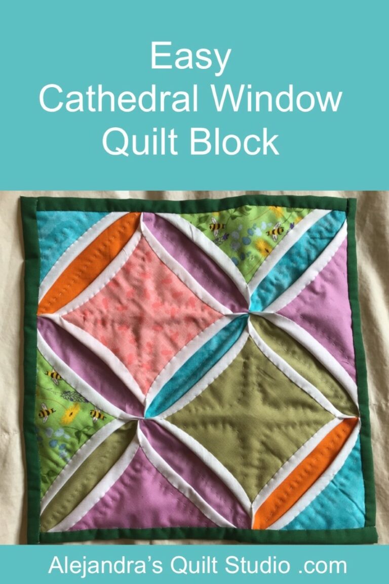 Cathedral Window Quilt Block (Tutorial)