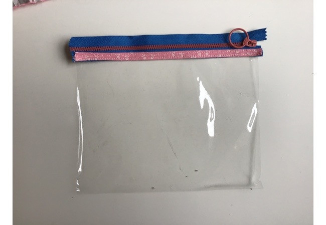 Clear Vinyl Zipper Pouch
