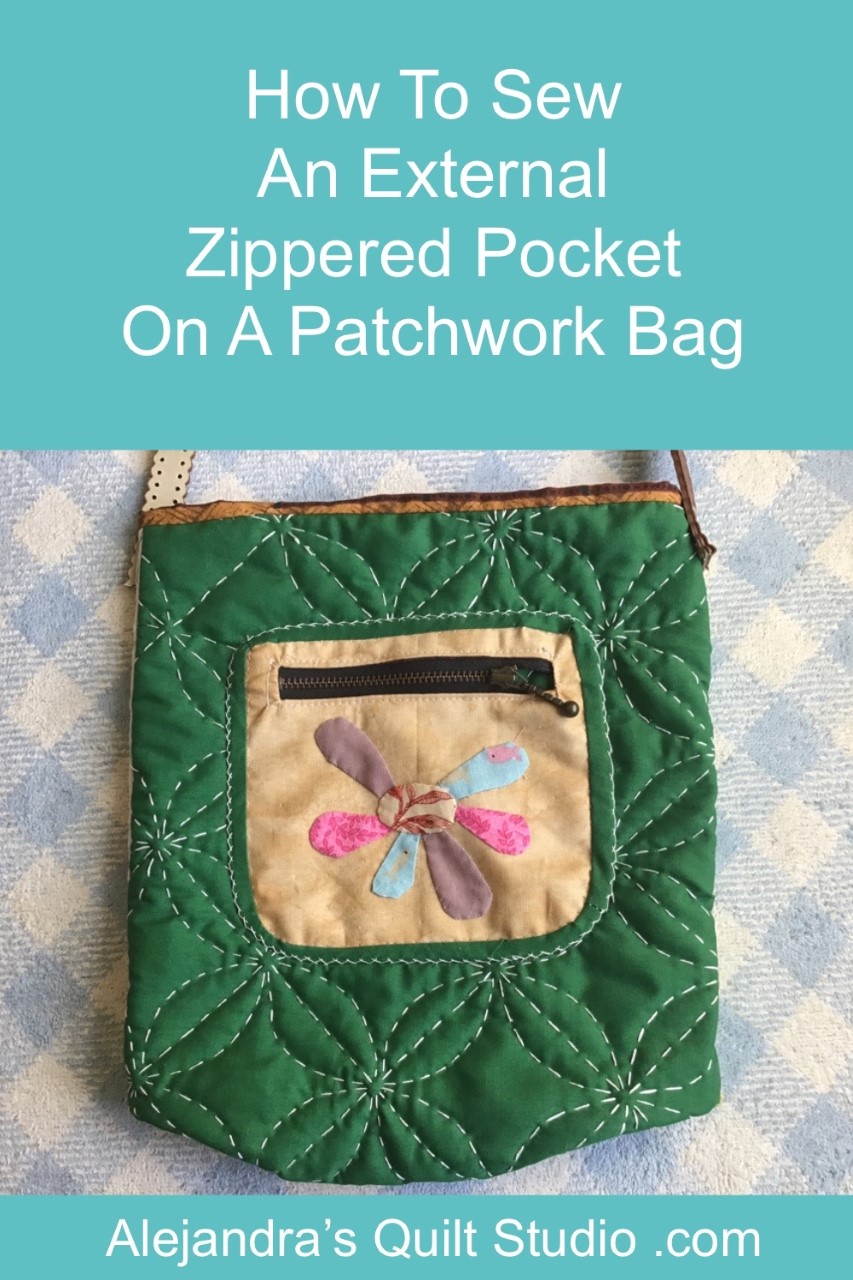 Sew An External Zippered Pocket