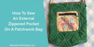 Sew An External Zippered Pocket