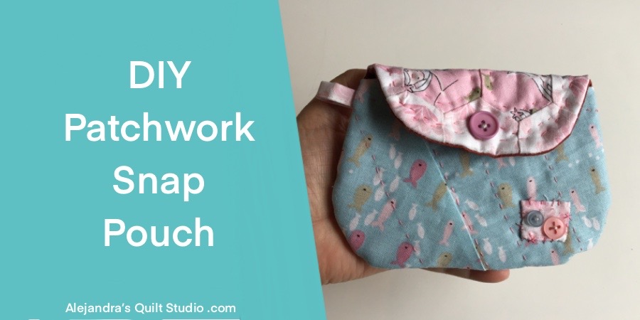 Patchwork Snap Pouch