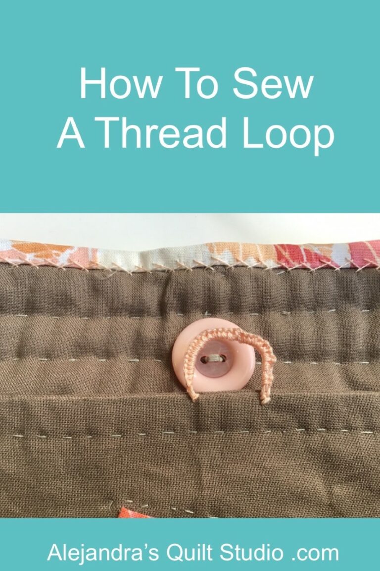 How To Sew A Thread Loop (Step by Step Tutorial)