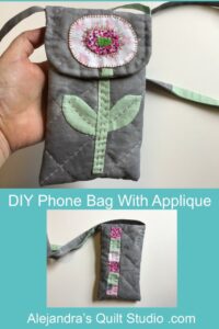 Quilted Phone Cross Body Bag